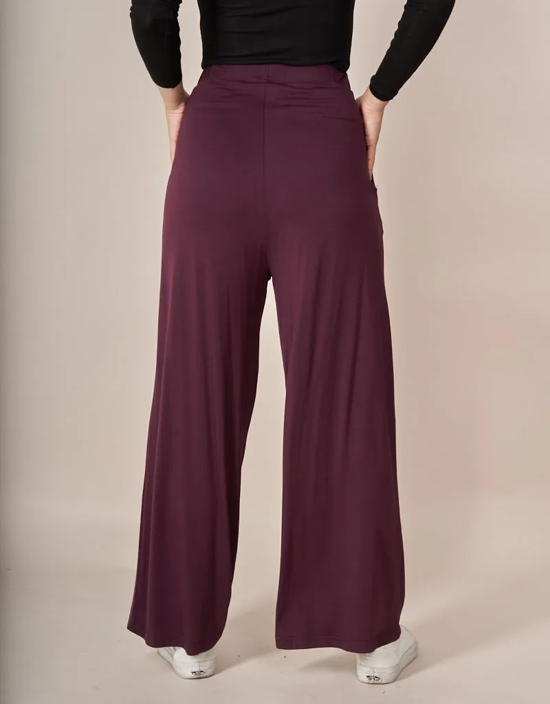 Jersey Wide Leg Pants