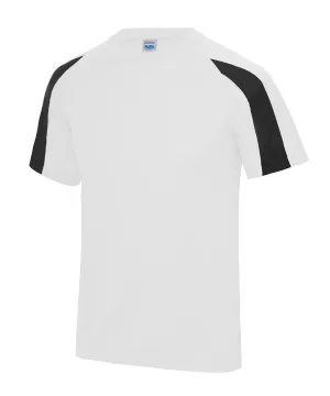 Kids contrast cool T | Arctic White/Jet Black