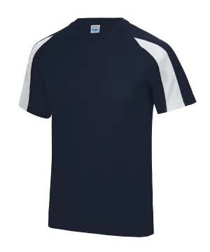 Kids contrast cool T | French Navy/Arctic White