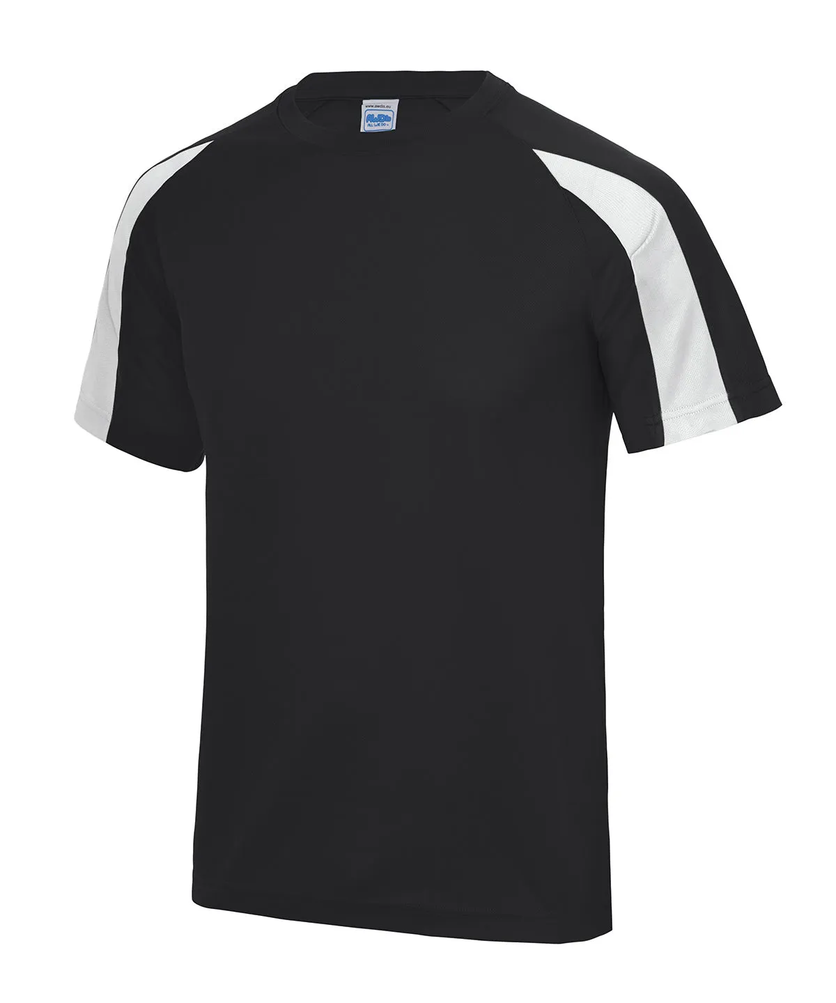 Kids contrast cool T | Jet Black/Arctic White