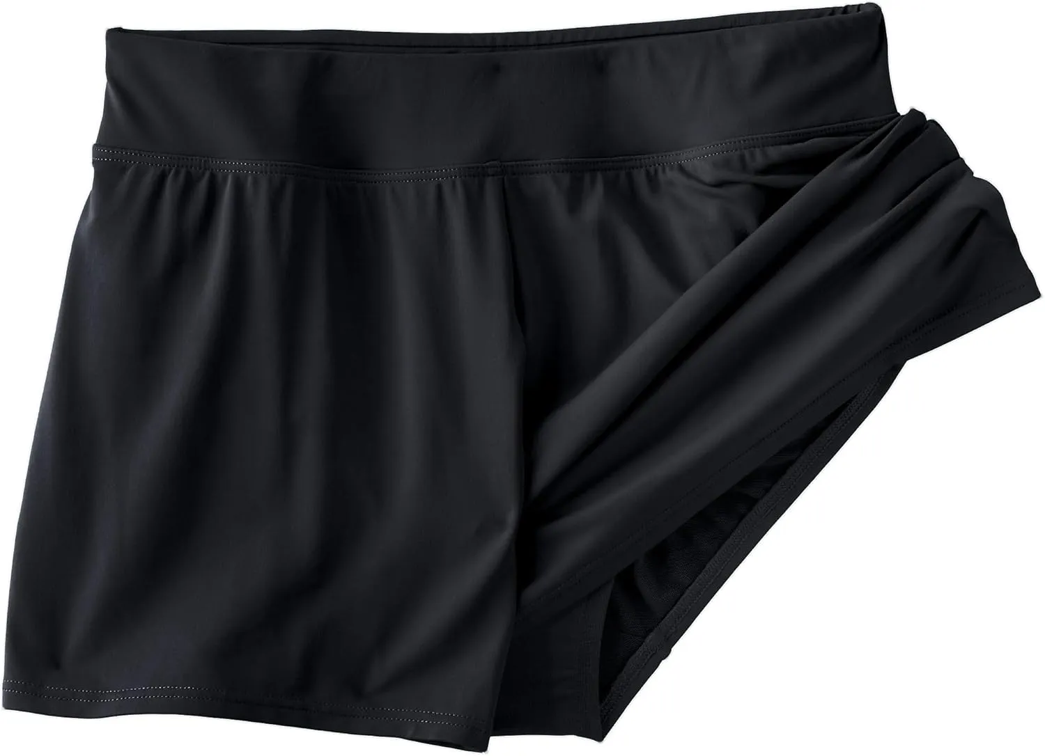Lands' End Women's Chlorine Resistant Smoothing Control Curvy 3" Swim Shorts
