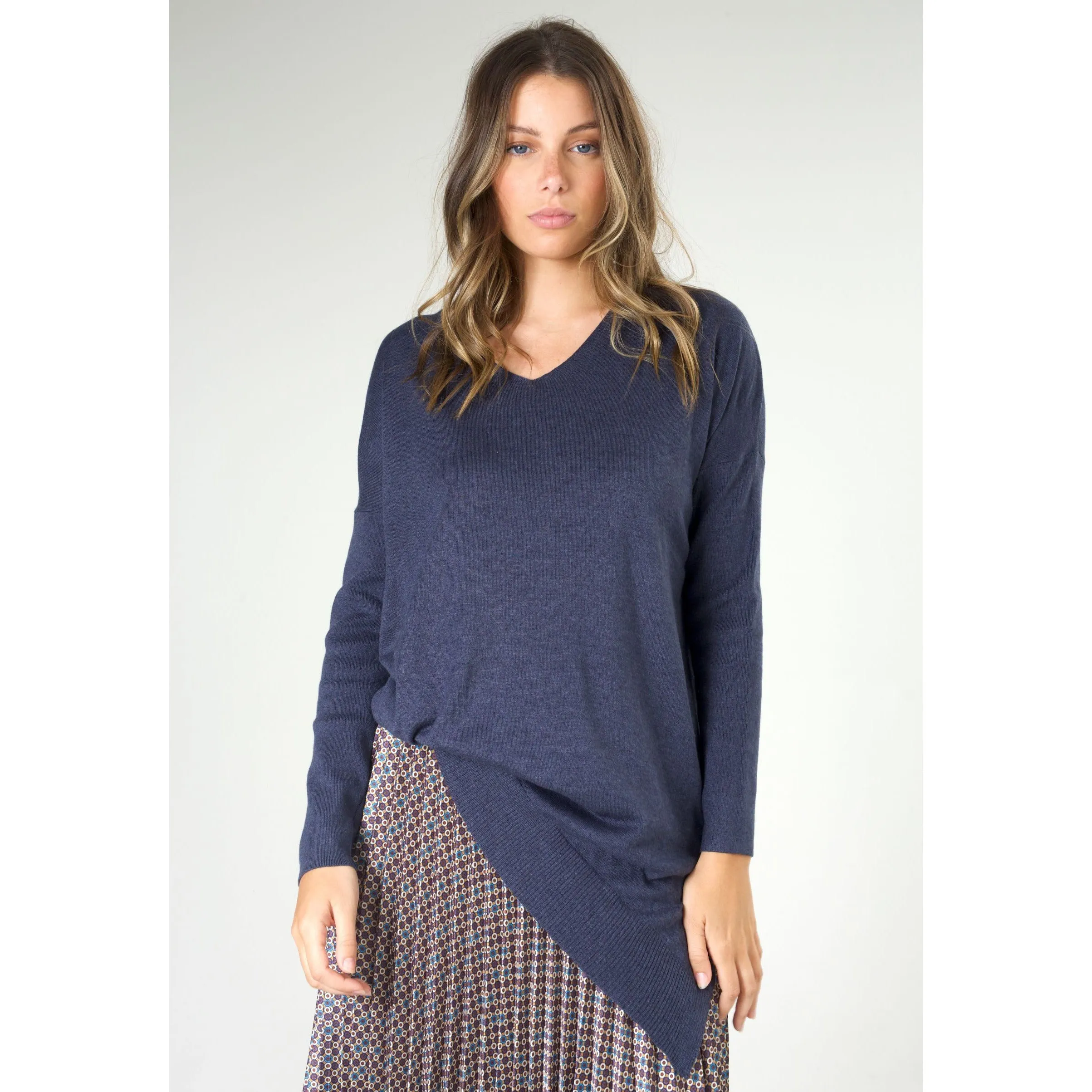 LD Co - V Neck Tunic Asymmetric