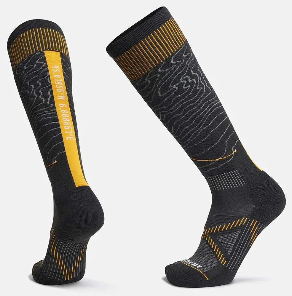 Le Bent Xavier De Le Rue Pro Series Full Cushion Snow Sock Black