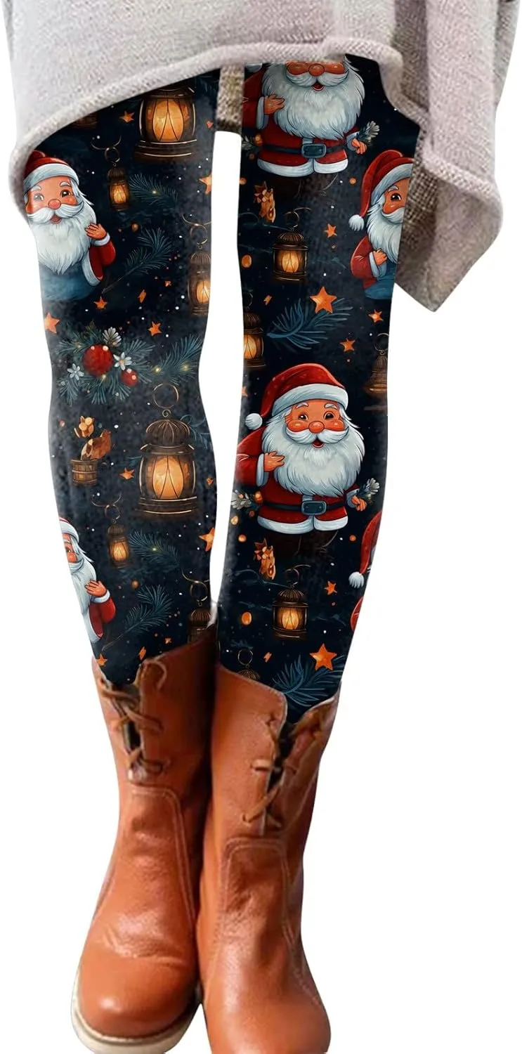 Leggings for Women Leggings Full Length Micro Elastic Fashion Soft Daily Transparent White Ash S 5XL Fall & Winter