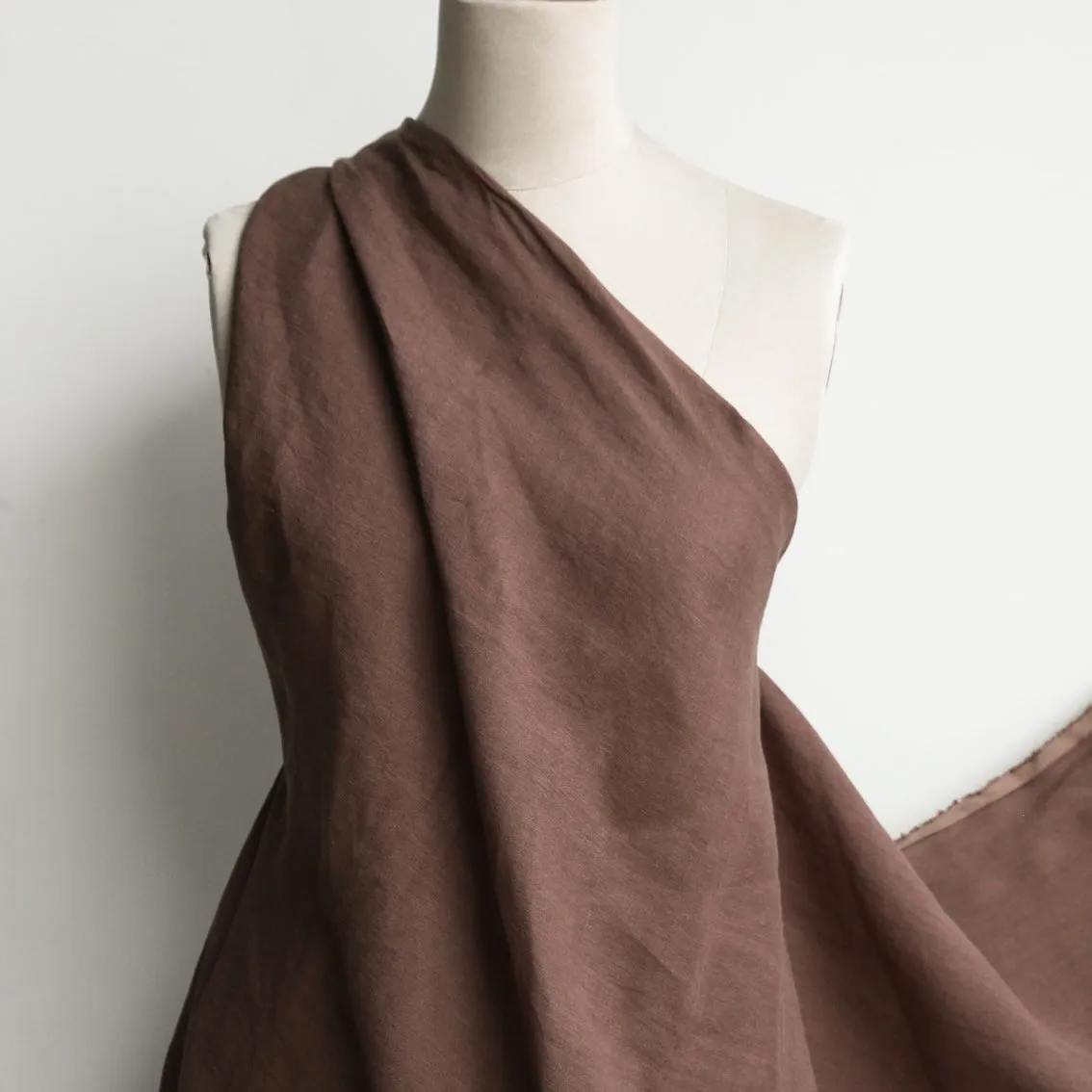 Linford Chestnut Washed Linen
