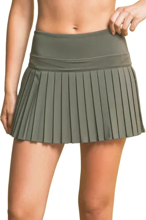 Love Tree Women's Juniors High Waist Active Pleated Skort Tennis Skirt
