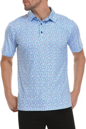 LRD Golf Shirts for Men UPF 50 Moisture Wicking Short Sleeve Polo Shirt