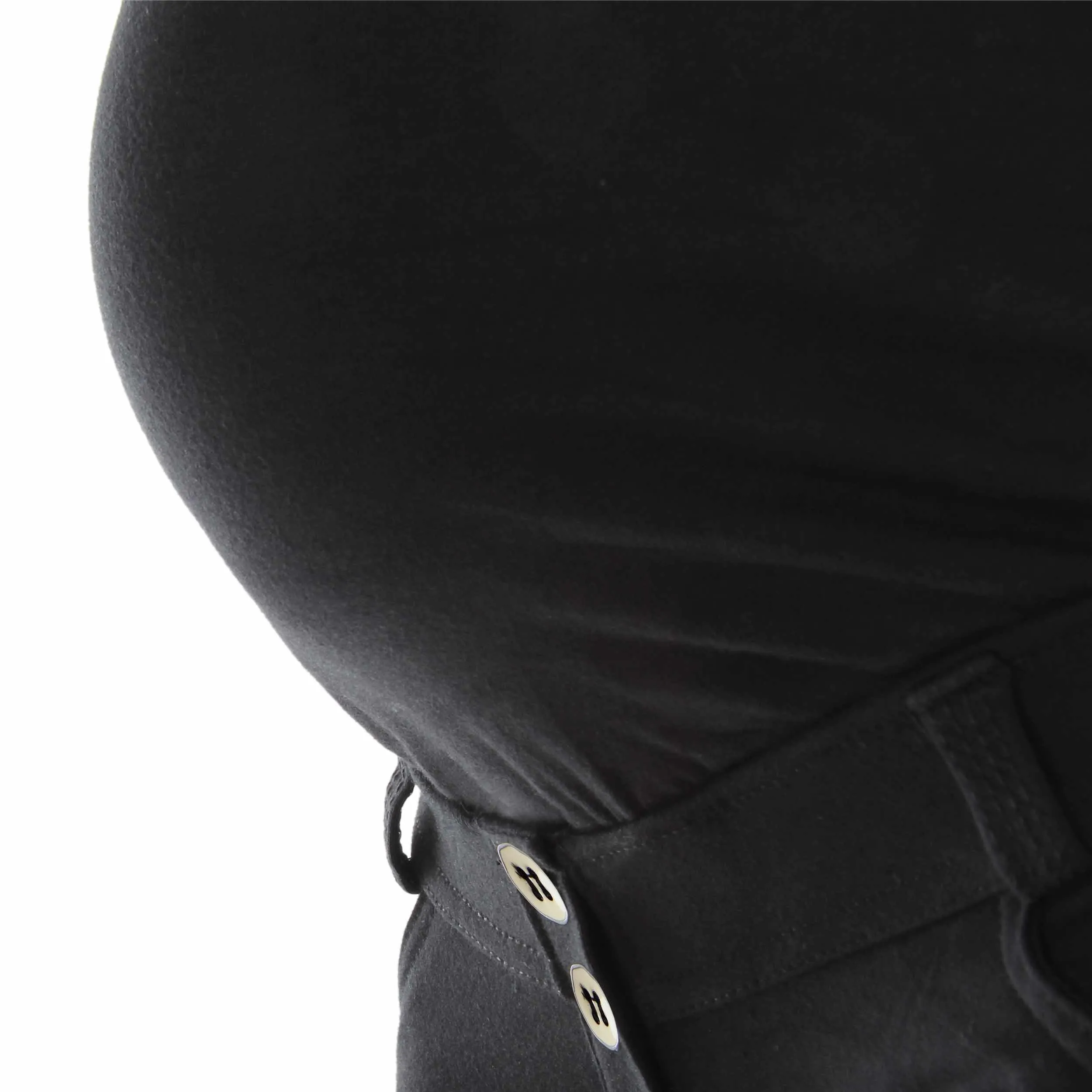 Maternity Skinny Black Cotton Pants