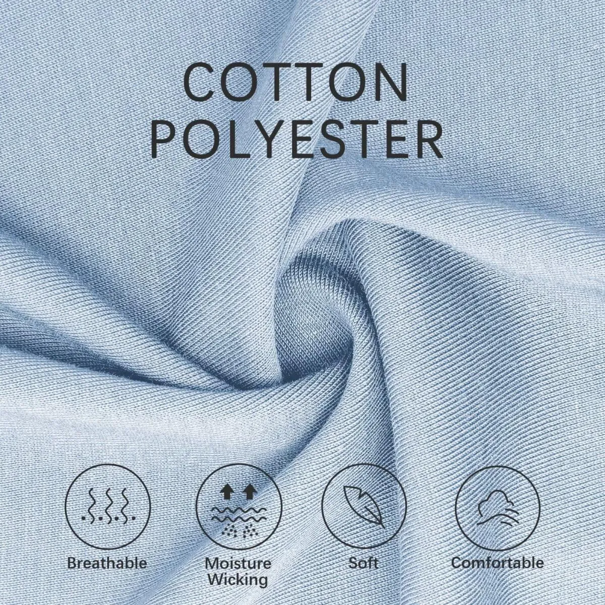 Men's Business Long and Short Sleeve Polo Shirts Mercerized Cotton Blend Casual Stylish Collared Shirts