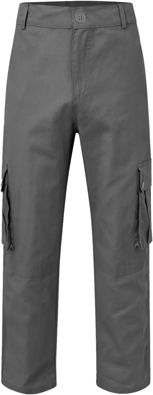 Men's Cargo Pants Casual Multi Pockets Twill Chino Pants Athletic Sweatpant Loose-Fit Classic Lightweight Daily Wear