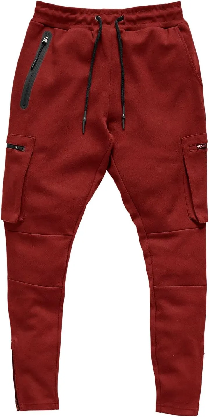 Men's Cargo Pants Sports Jogging Trousers Pockets Belt Mens Cargo Men's Slim Fit Chino Pants Regular Fit Chino Pants