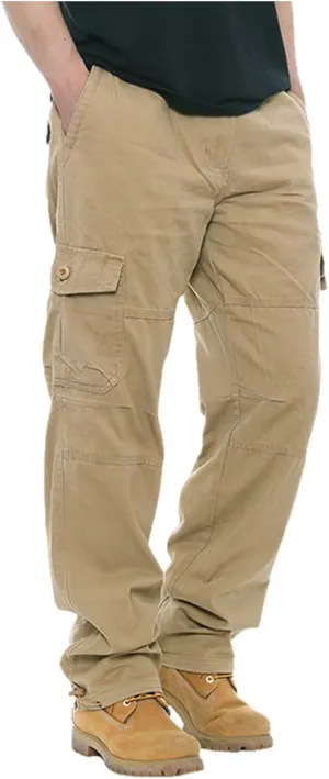Men's Casual Cargo Chino Trousers Sport Jogging Slim Fit Trousers Men's Hiking Trousers Classic Fit Expandable Pant