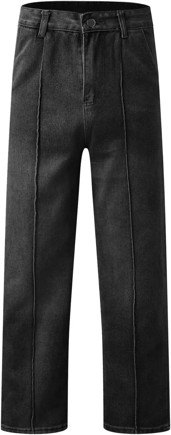 Men's Denim Pants Men's Trousers Men Chino Pants Slim Fit Stretch Bodycon Trousers Casual Men's Stretch Work Trousers