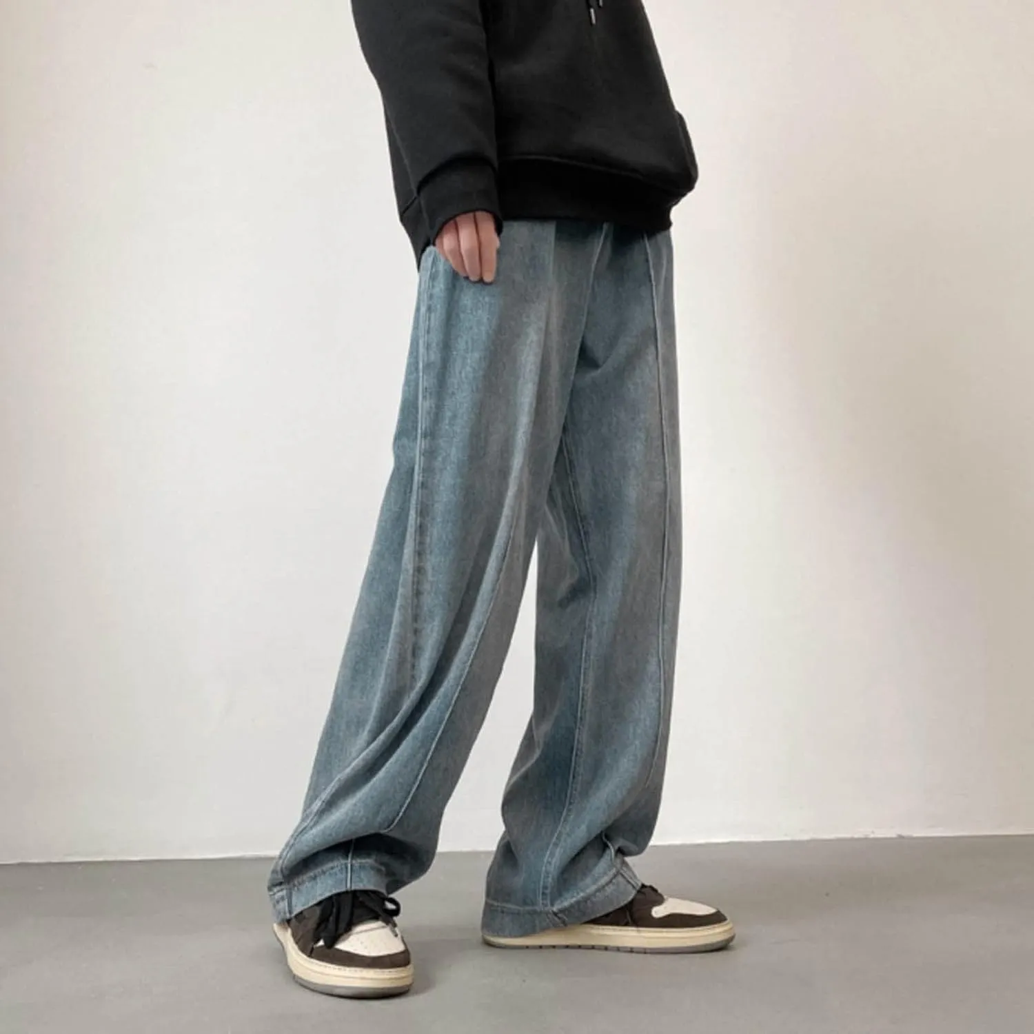 Men's Denim Pants Men's Trousers Men Chino Pants Slim Fit Stretch Bodycon Trousers Casual Men's Stretch Work Trousers