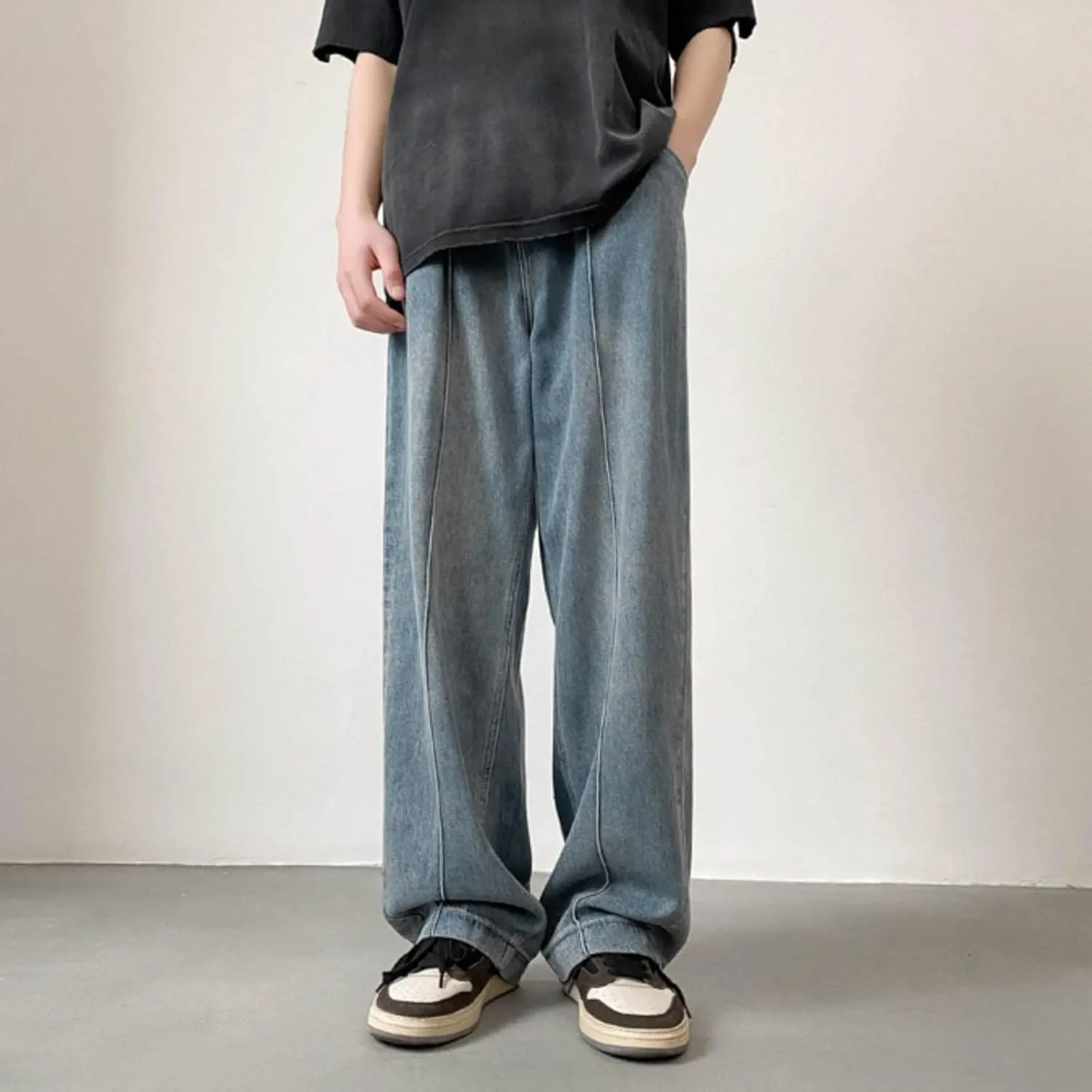 Men's Denim Pants Men's Trousers Men Chino Pants Slim Fit Stretch Bodycon Trousers Casual Men's Stretch Work Trousers