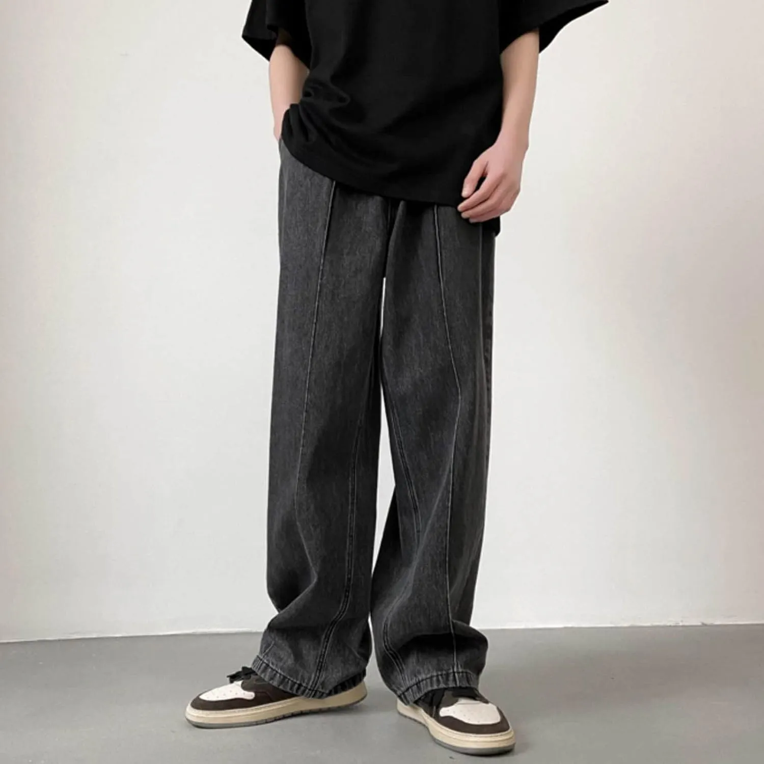 Men's Denim Pants Men's Trousers Men Chino Pants Slim Fit Stretch Bodycon Trousers Casual Men's Stretch Work Trousers