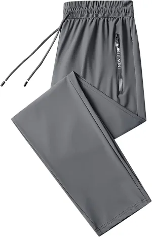 Mens Pants, Unisex Ultra Stretch Quick Drying Pants, Ultra Stretch Workout Breathable Casual Pants, Sweatpants for Mens