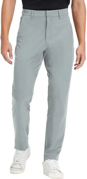 Mens Solid Color Suit Casual Pants Mid Waist Lightweight Slim Fit Fashion Business Pants Dressy Stylish Straight Skinny Pants