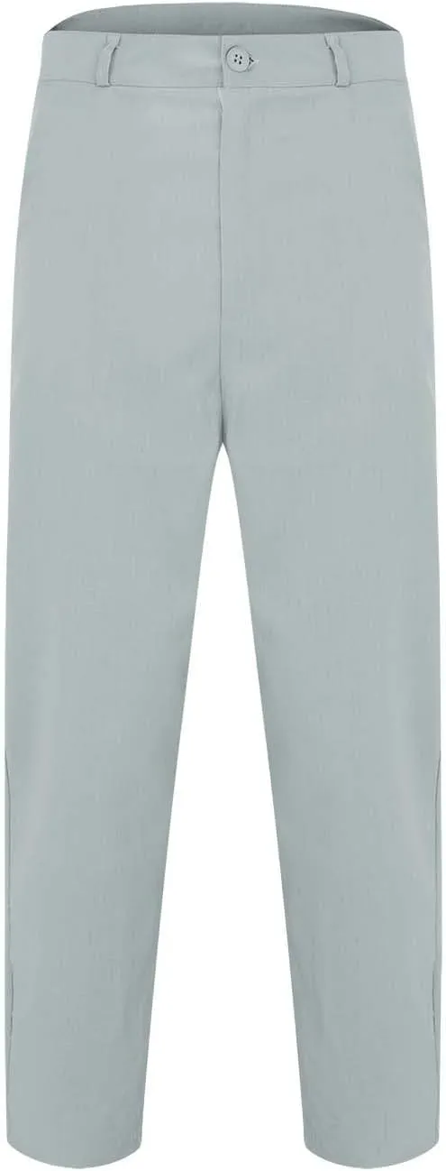 Mens Solid Color Suit Casual Pants Mid Waist Lightweight Slim Fit Fashion Business Pants Dressy Stylish Straight Skinny Pants