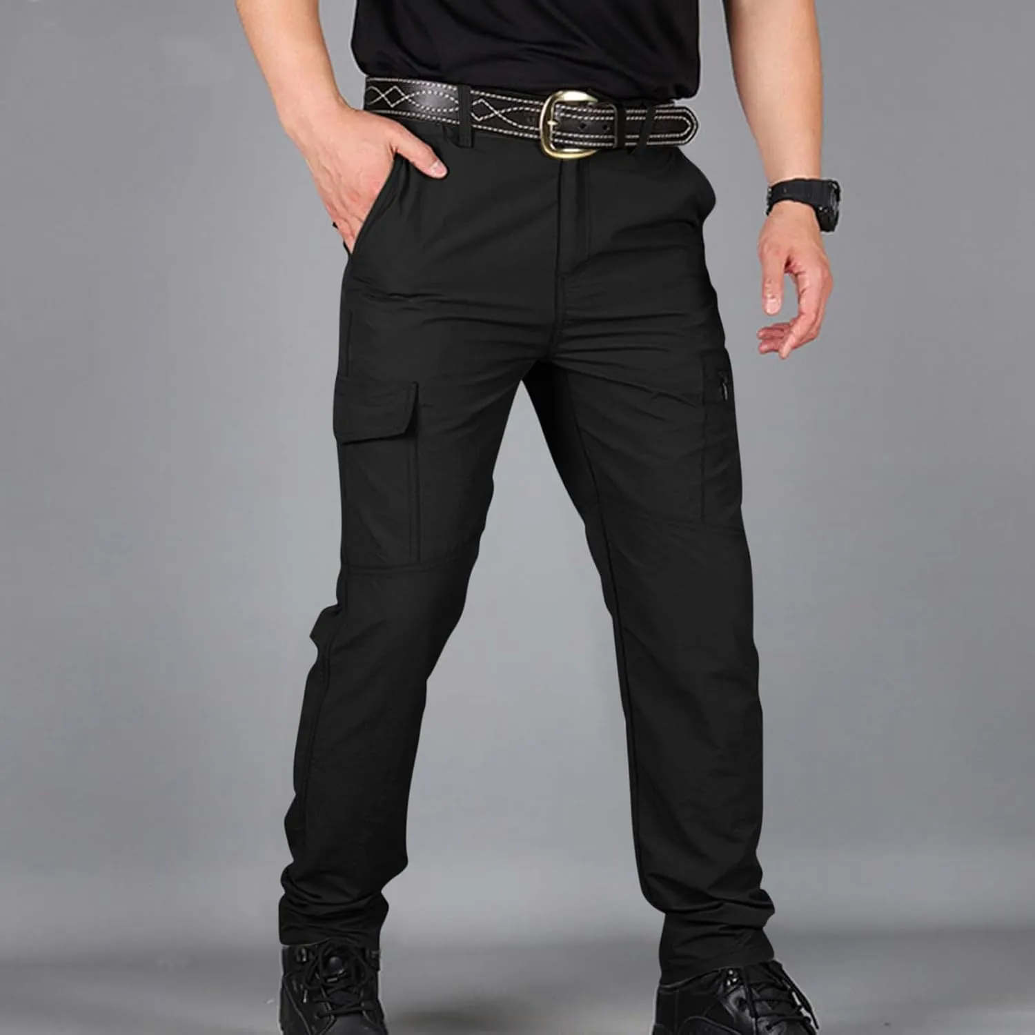 Men's Summer Quick Dry Work Pants 2025 Sports Outdoor Large Size Hiking Pants
