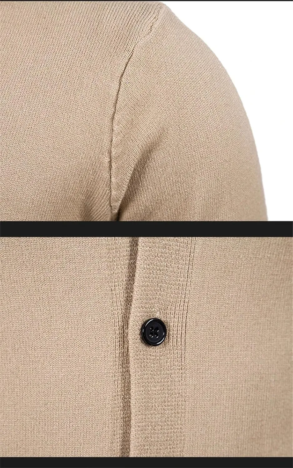 Men's Thin Knit Cardigan V-Neck Slim Fit Sweater Lightweight Solid Color Casual Coat for Autumn