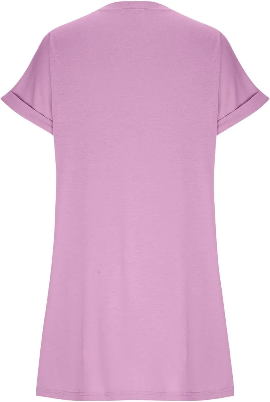 Mini Dress for Women Beach Vacation Pocket Mini Dresses for Women with Short Sleeves Summer Casual Loose Wrap Dress