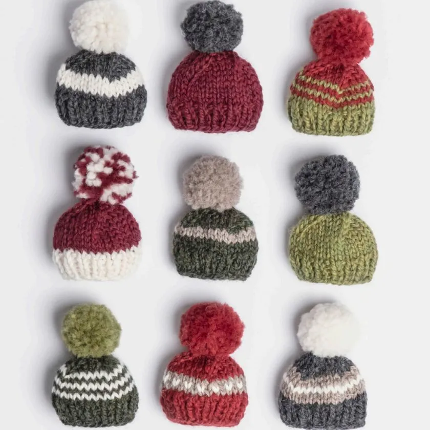 Mini Sweaters, Hats, Mitts and Stockings