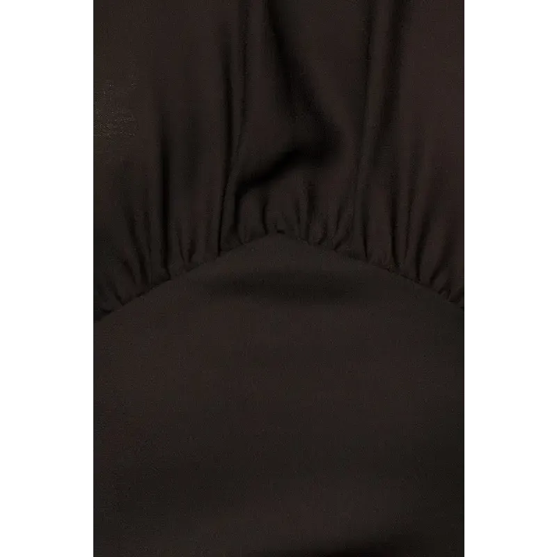 Mock Neck Bottom Fitted Top