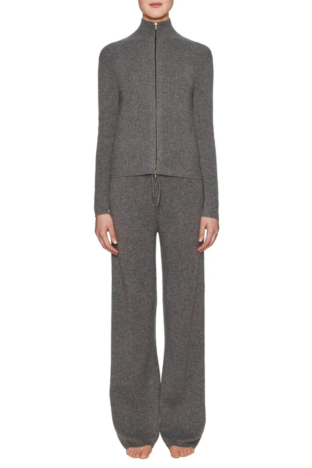 MOCK NECK CARDIGAN