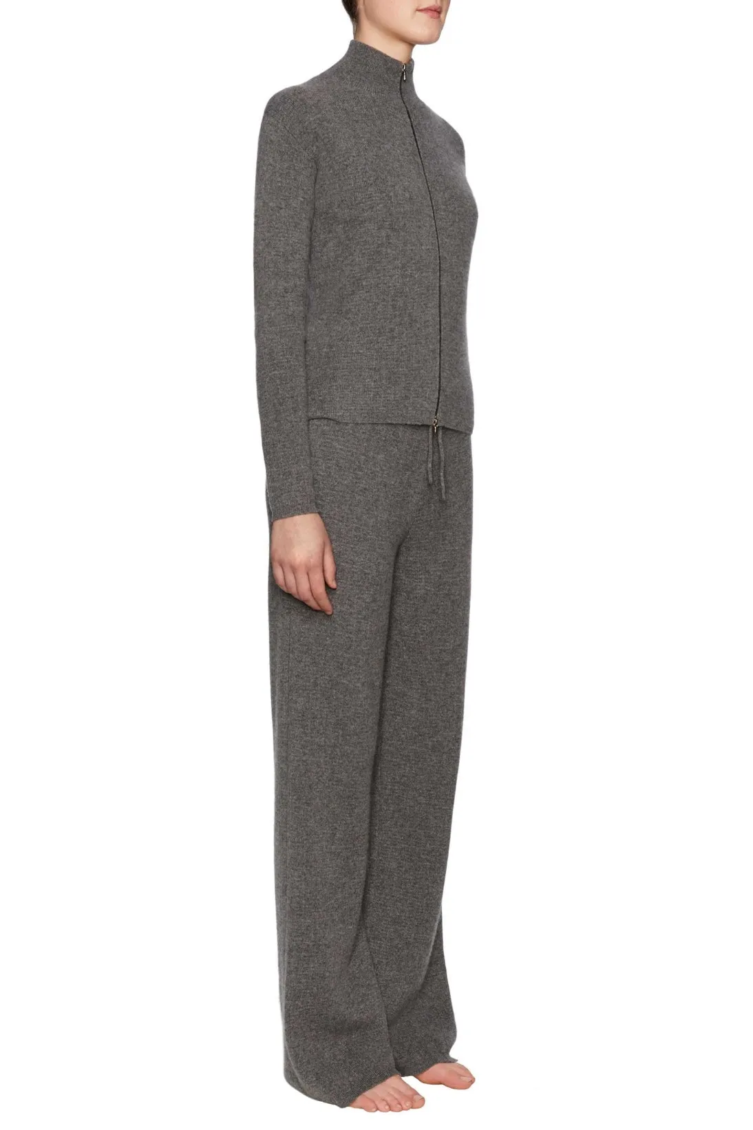MOCK NECK CARDIGAN