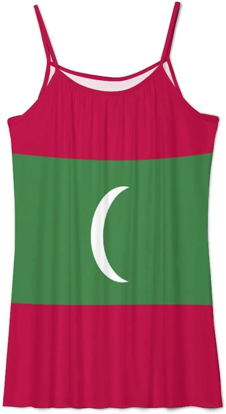 North Ossetia Flag Camisole Dress Womens Dresses Womens Fall Fashion 2022 Casual T-Shirt Dress