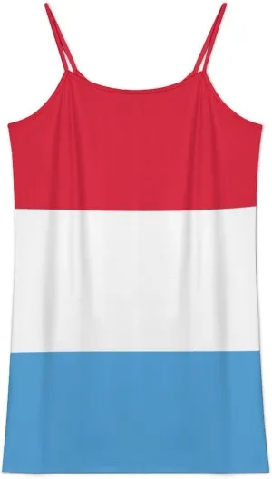 North Ossetia Flag Camisole Dress Womens Dresses Womens Fall Fashion 2022 Casual T-Shirt Dress