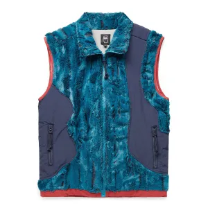 ORGANIC PANELED FUR VEST