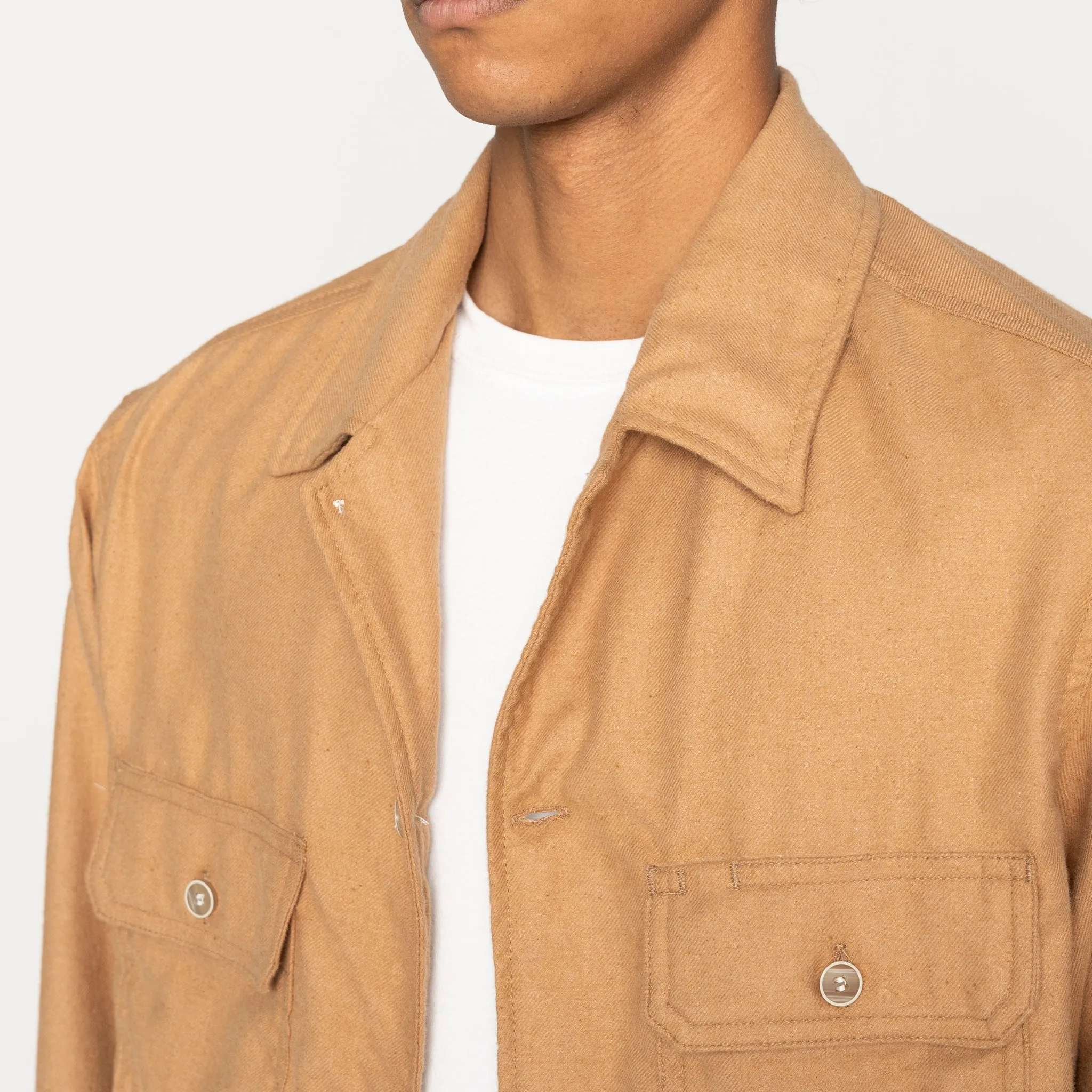 Over Shirt - All Natural Brushed Foxfibre