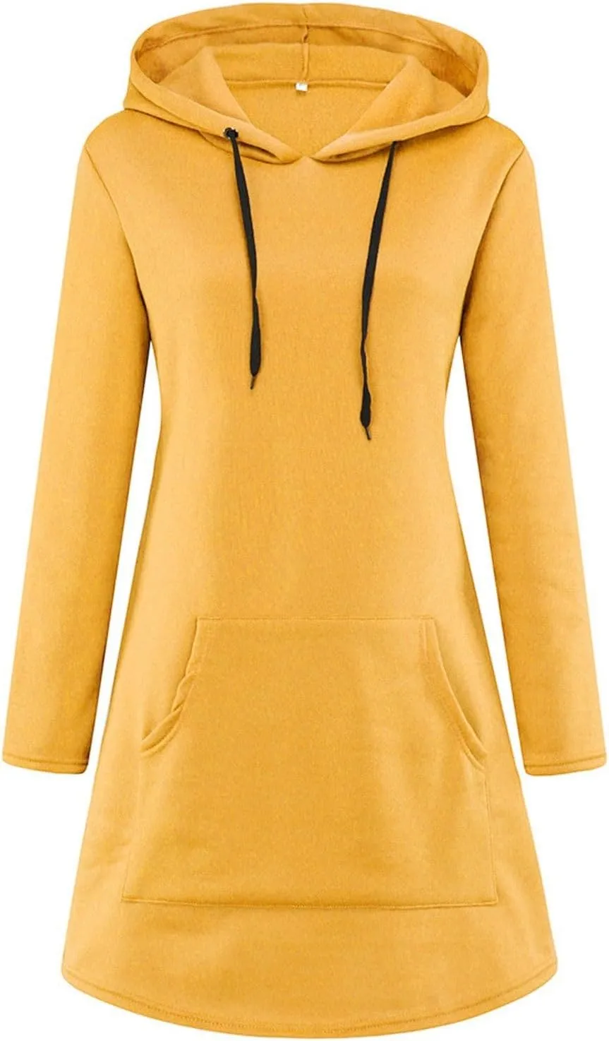Oversized Hoodie Dress for Women Fleece Hooded Sweatshirt Dress with Pockets Casual Cute Preppy Tunic Mini Dresses