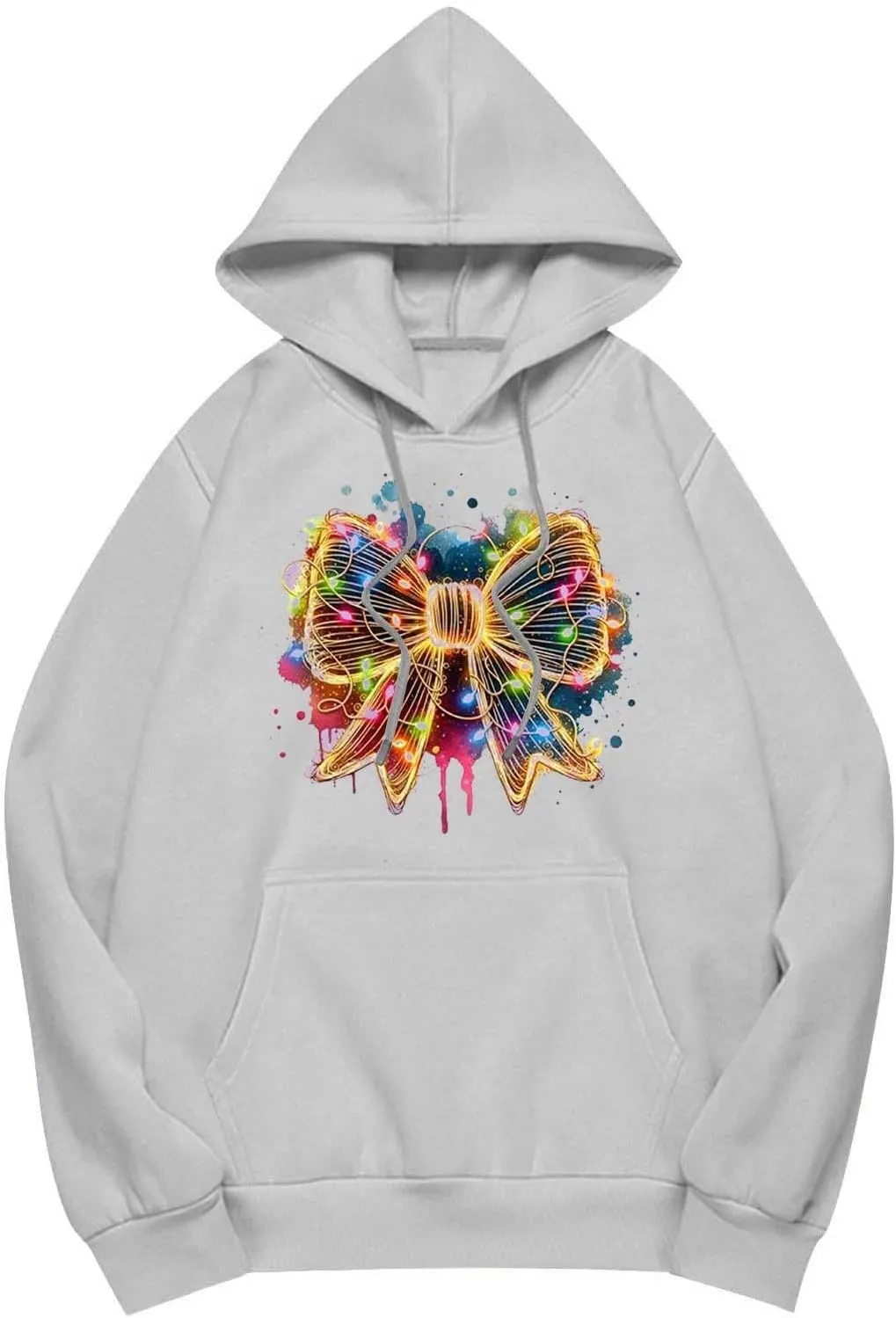Oversized Hoodies for Women 2024 Christmas Cute Winter Long Sleeve Pullover Casual Comfy Loose Sweatshirt with Pocket