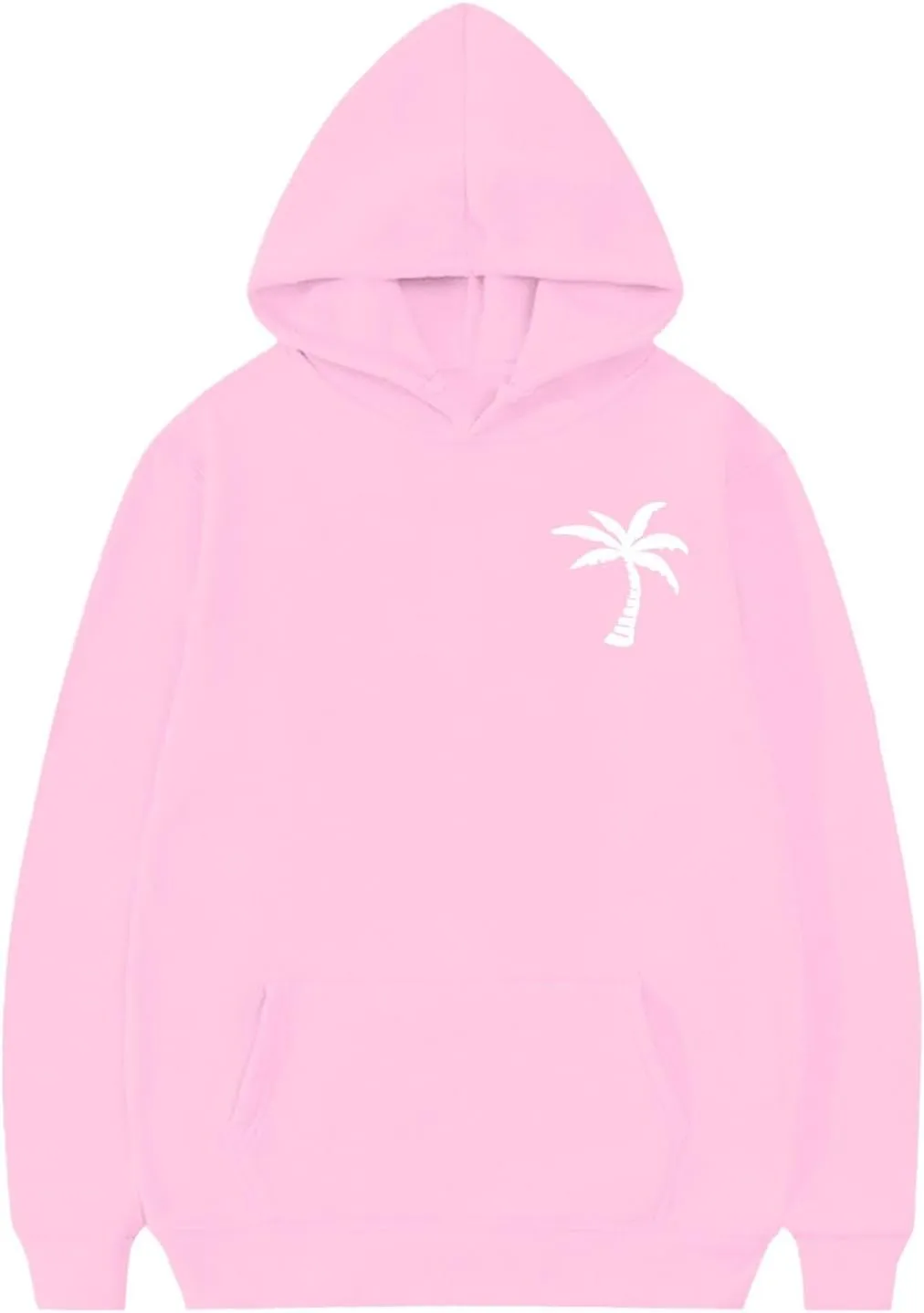 Pink Pom Puff Hoodies For Kids Meet Me At The Ocean Cute Preppy Sweatshirt Teen Girls Oversized Y2K Casual Pullover