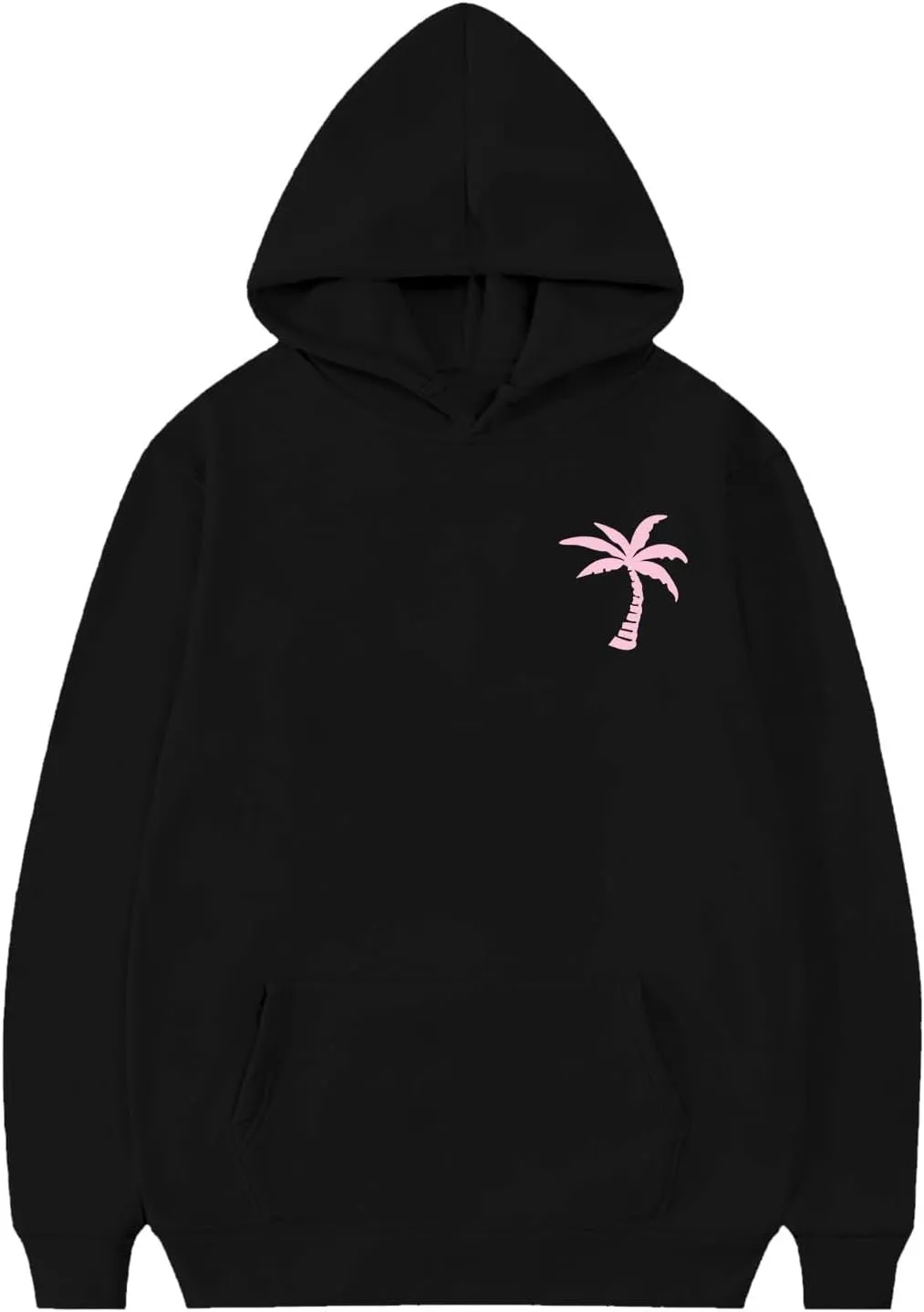 Pink Pom Puff Hoodies For Kids Meet Me At The Ocean Cute Preppy Sweatshirt Teen Girls Oversized Y2K Casual Pullover