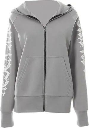 Pink Spider Full Zip Hoodie Y2k Rhinestone Skull Streetwear Skeleton Hoodies Goth Grunge Oversized Jacket