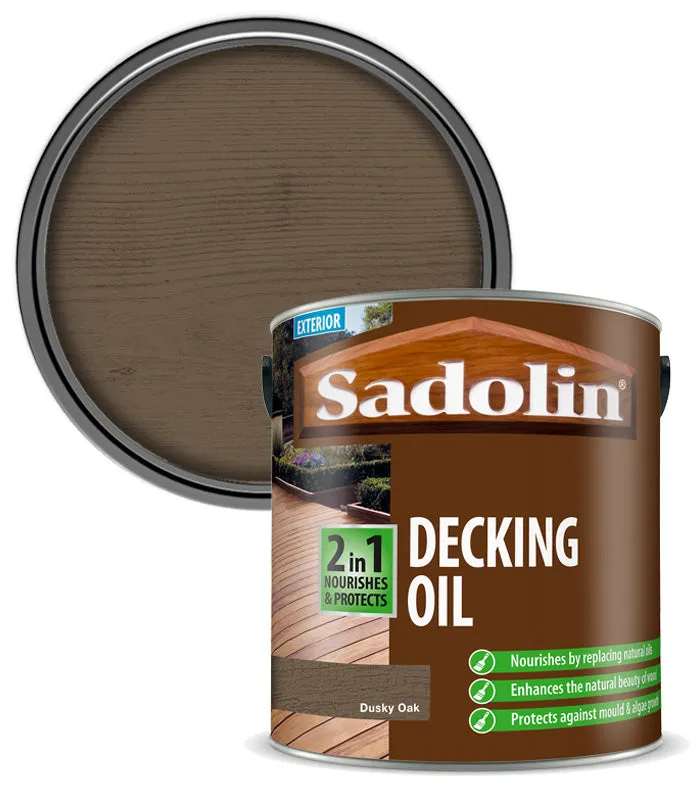 Sadolin 2 in 1 Decking Oil - 2.5 Litre