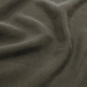 sandwashed modal dressweight twill - dk. taupe