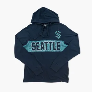 Seattle Kraken Atlas Blue Franklin Lightweight Hoodie