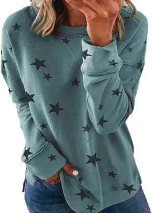 Sweatshirt for Women Oversized Graphic Comfy Long Sleeve Shirts Casual Fashion Spring Crewneck Pullover Tops Clothing