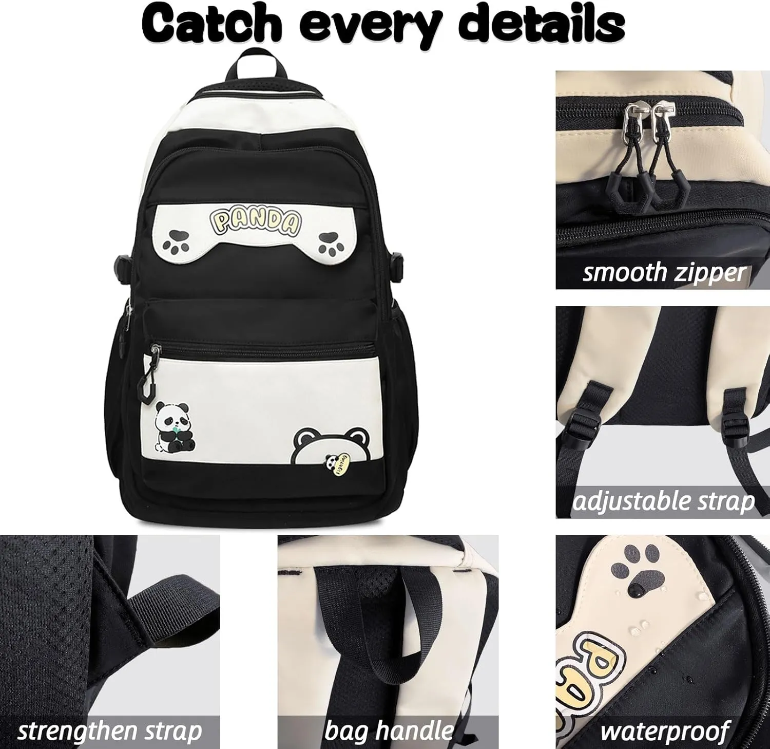 Teclado Kawaii Backpack 18.1 Inch Cute Bookbags Lightweight Laptop Bag Casual Travel Daypacks (Red)