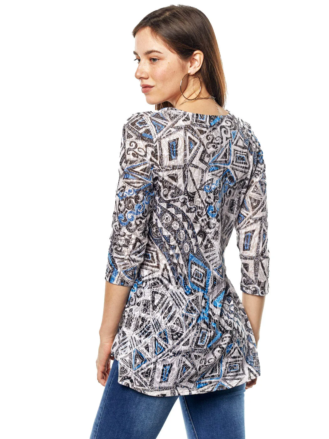 Tianello "Zenon" Cotton Burnout Leyton Tunic