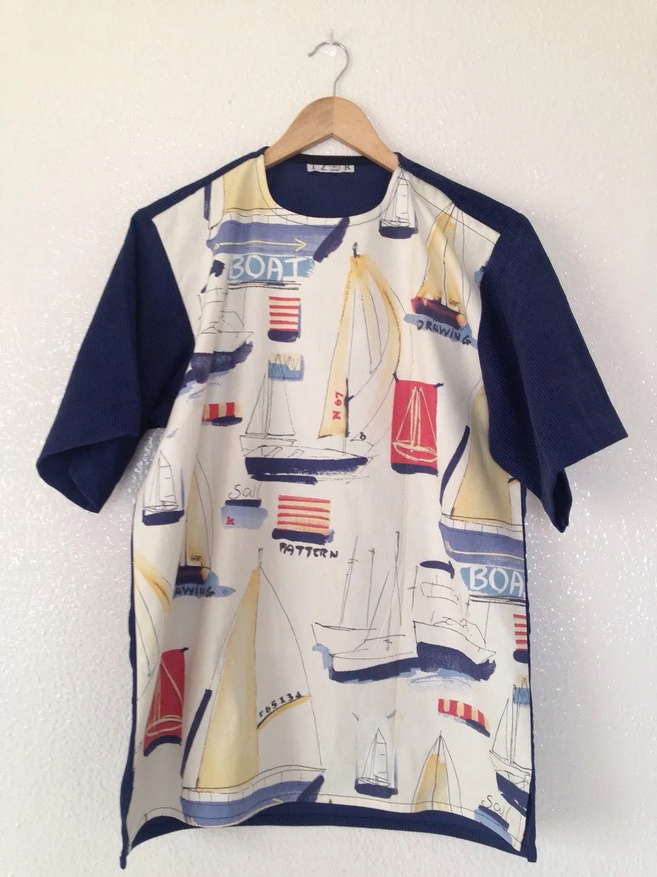 TZAR: Cotton Boat Print Tunic