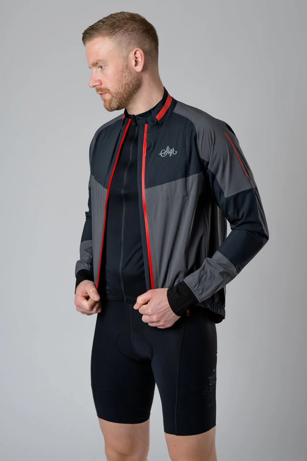 Vstkusten Men's Cycling Rain Jacket: Waterproof, Breathable