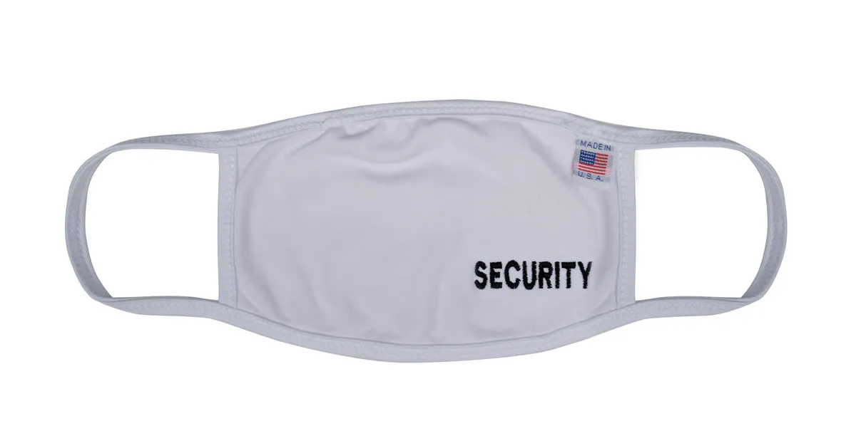 White Reusable Washable Face Mask (Security)