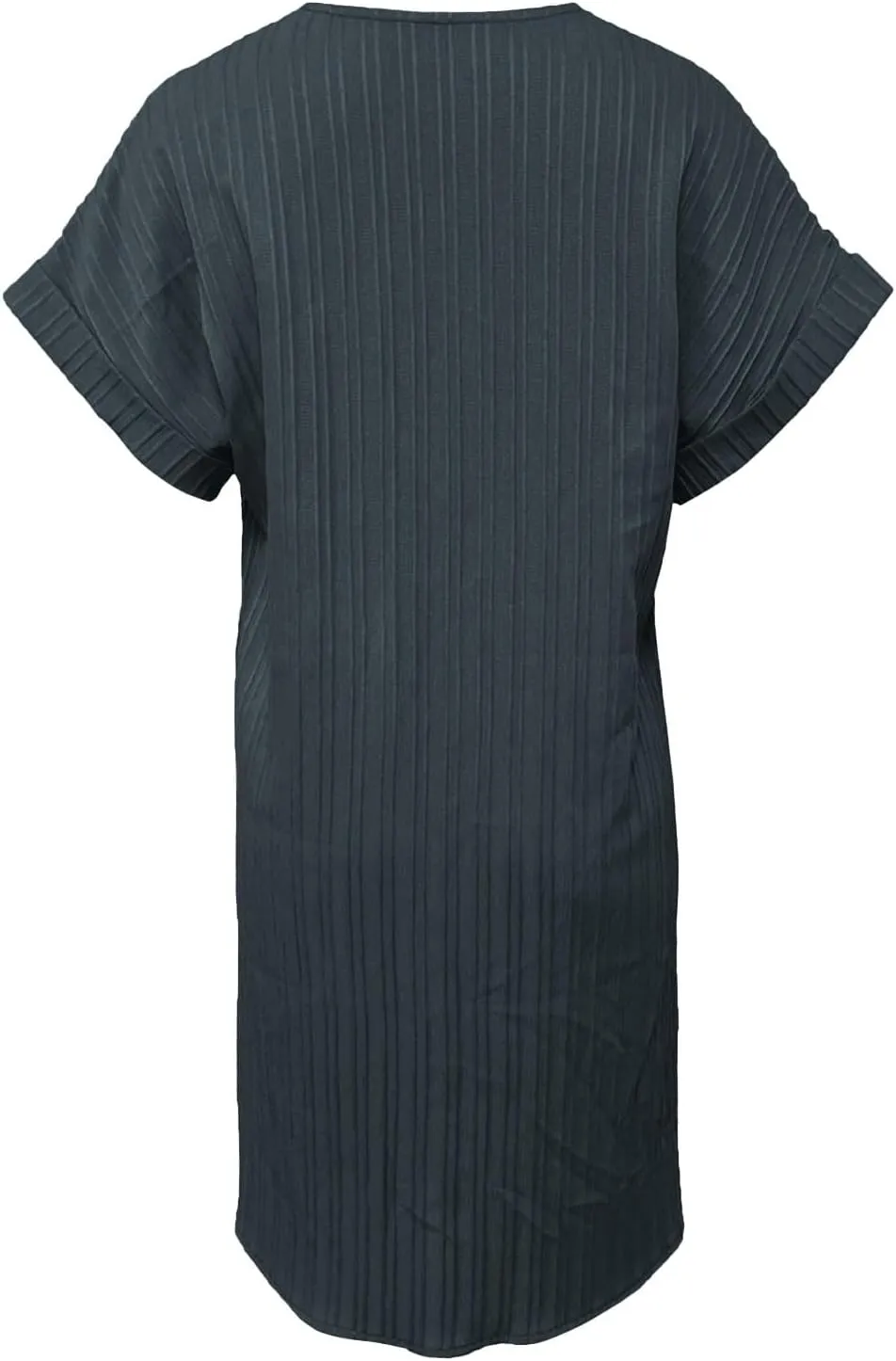 Women Summer Dresses 2024 Button V Neck Cap Sleeve Beach Sundress Casual Swing A Line Short Mini Dress
