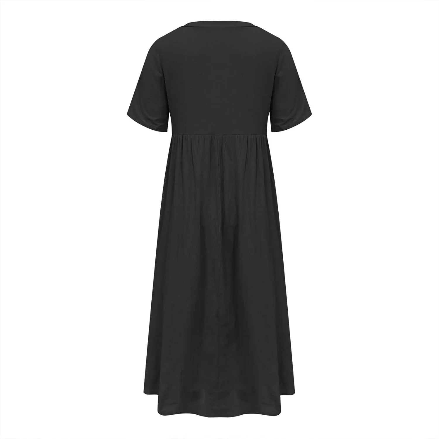 Women's Boho Button Down Lace Floral Dress Fashion Summer Short Sleeve Sexy V Neck Midi Trendy Casual Elegant Dresses